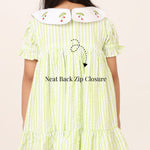 Cherry Meadow Seersucker Cotton Dress