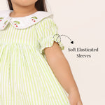 Cherry Meadow Seersucker Cotton Dress