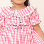 Pink Gingham Organic Cotton Dress