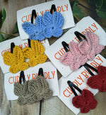 Tiny Butterfly Tic Tac Crochet Clip - Beige