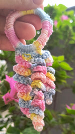 Crochet Hair Bands with Hanging Curls - Multicolour