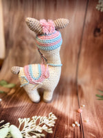 Handmade Crochet Llama Toy