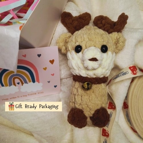 Crochet Reindeer Plush Toy