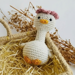 Handamde Crochet Duck Toy