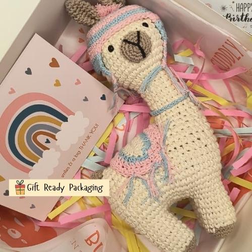 Handmade Crochet Llama Toy