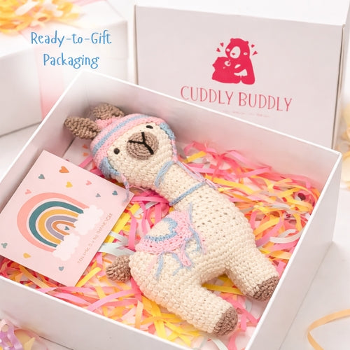 Handmade Crochet Llama Toy