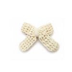 Yellow Butterfly & Ivory Statement Bow Crochet Gift Box – Set of 3 Clips