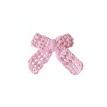 Powder Blue Butterfly & Pink Statement Bow Crochet Gift Box – Set of 3 Clips