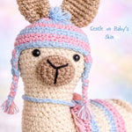 Handmade Crochet Llama Toy