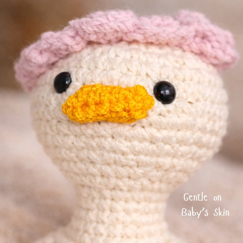 Handamde Crochet Duck Toy