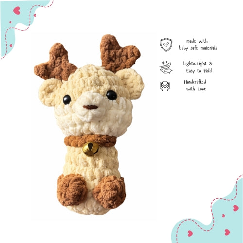 Crochet Reindeer Plush Toy