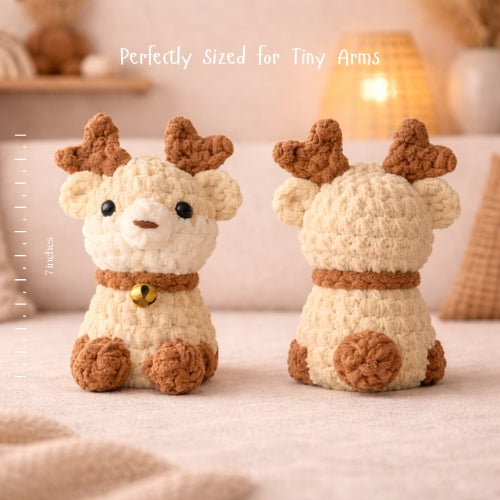 Crochet Reindeer Plush Toy