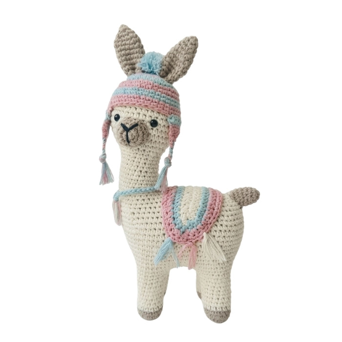Handmade Crochet Llama Toy
